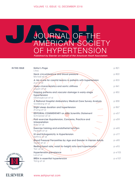 J. Am. Soc. Hypertension